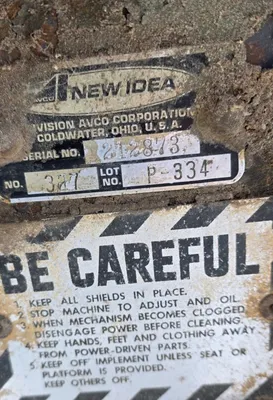 NEW IDEA 325 Harvesting Equipment | Iron Listing (12)