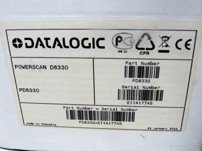 NEW DATALOGIC D8330 HANDHELD BARCODE SCANNER PD8330