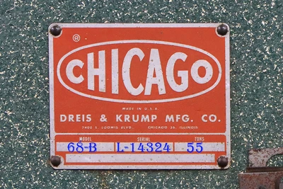 Used 1964 Chicago 68-B Press Brakes New Jersey US | Machinery Values #779770