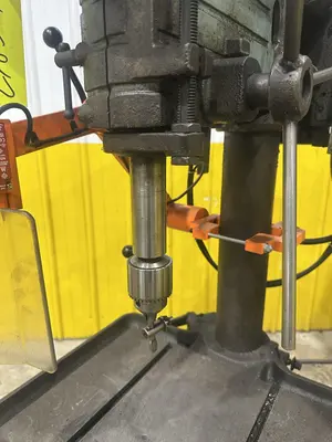 20" POWERMATIC MODEL #1200 VERTICAL SINGLE SPINDLE DRILL PRESS: YOBRO #23859