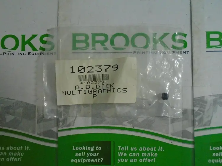 Used AB DICK 102379 Miscellaneous Printing & Paper Equipment North Carolina US | BROOKS PRINTING EQUIPMENT #1139420