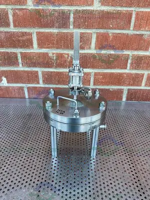 Stainless Steel  142mm High Press Membrane Disc Filter Housing w/ Valve and Hose