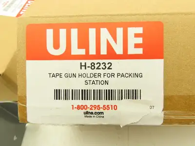 Uline H-8232 Packing Station Tape Dispenser Gun Holding Bracket Lot of 4