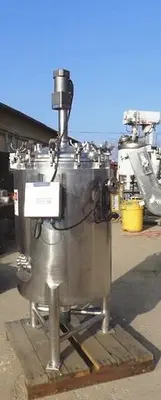 Reactor, 66 Gallon, 316L S/st, Agit, Jkt, 50 PSI, DCI, #S742356