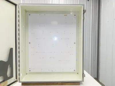 Hoffman A363010LP Electrical Enclosure 36x30x10" Wall Mount NEMA 12 Backpanel