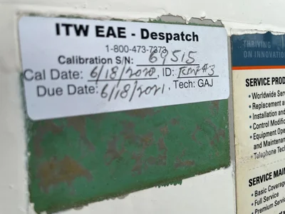 Despatch RS-5 Gas Fired 500°F