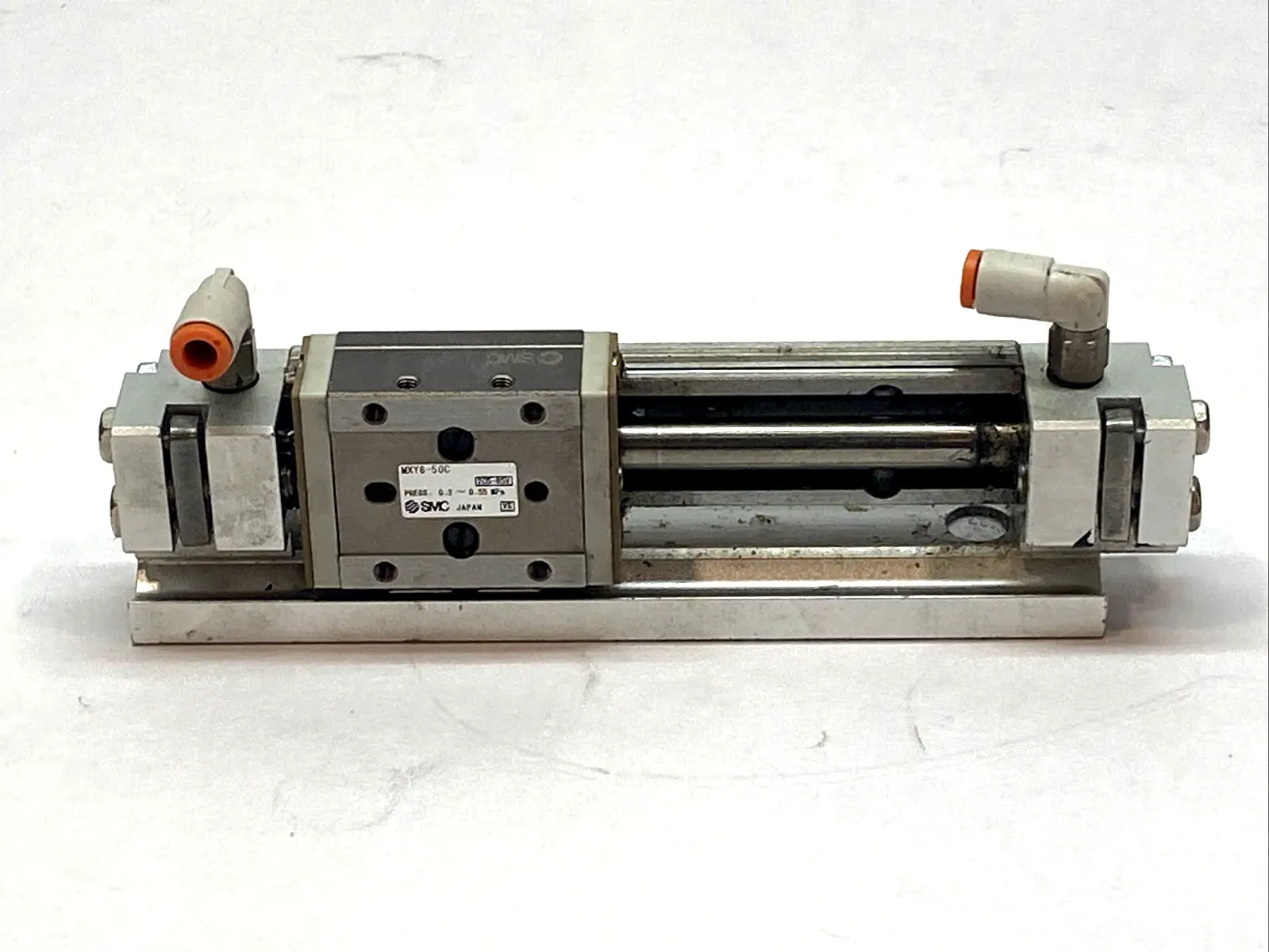 USED SMC AIR SLIDE TABLE 6MM BORE 50MM STROKE