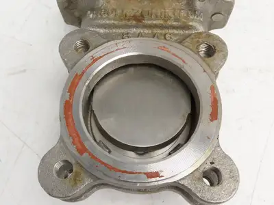 DeZurik 824 3" 304 Stainless Knife Gate Valve V-Port *Air Cylinder Actuated*