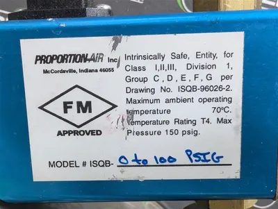 Proportion Air SJ01718-A040 Regulator Assembly New