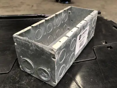 9x4" High Voltage Pre-Ganged Masonry Box
