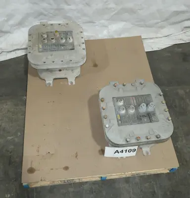 LOT OF 2 DOK-LOK EXPLOSION PROOF CONTROL BOXES