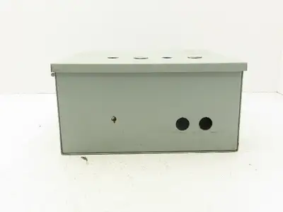 Hoffman A12N126 Electrical Enclosure Panel Box 12x12x6" NEMA Type 1