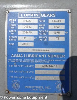 NEW LUFKIN SFI220