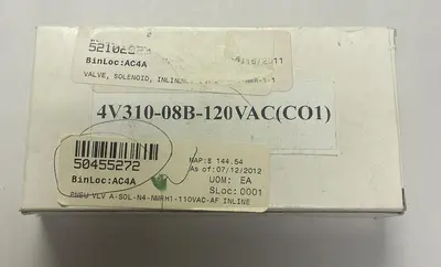 New | in-Stock INLINE A-SOL-N4-NMRH1-110V-AF Solenoid Valves Ohio US | Surplus Asset Holdings #1262602