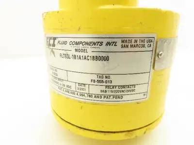 FCI Fluid Components FLT93L-1B1A1AC1BB0000 Flow Switch 115/220VAC 6A 1"NPT