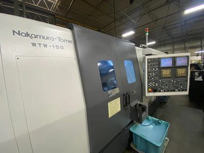 2004 Nakamura Tome WTW-150 MMYY Twin Spindle Quad Turret