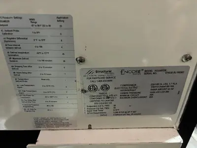 USED STRUCTURAL CONCEPTS ENCORE HOU4852R