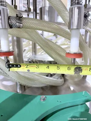 Used KAPSALL FA-R-18E Overflow Pressure Gravity Liquid Fillers Illinois US | Aaron Equipment #1303760