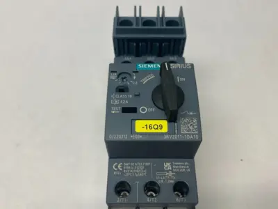USED SIEMENS SIRIUS MOTOR STARTER CIRCUIT BREAKER SIZE S00 3.2A
