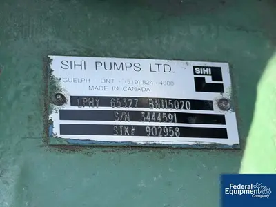 Used SIHI Sihi Liquid Ring Vacuum Pump, Model LPHY 65327, 40 HP Vacuum Pumps Ohio US | Federal Equipment Company #1256591
