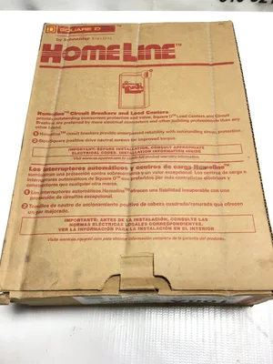 Square D HOM612L100S Homeline Circuit Breaker Load Center 100A 120/240V 50/60Hz