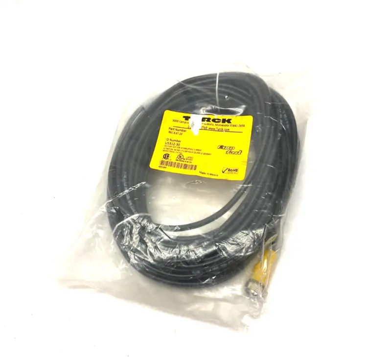 Used TURCK EUROFAST SINGLE ENDED CORDSET M12 8-PIN FEMALE Cable & Wire | Maverick Industrial Sales #1113866