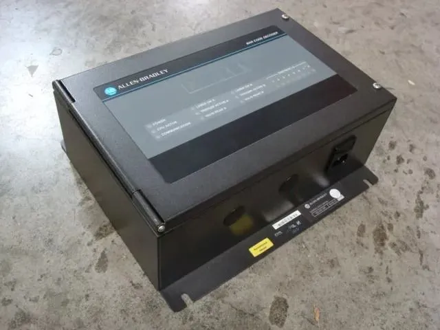 Allen Bradley 2755-DD1A Dual Headed Bar Code Decoder Series B Rev. F Used