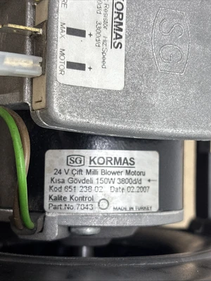 New KORMAS 651 238 02 Blower Motor 24v Fast Shipping Warranty