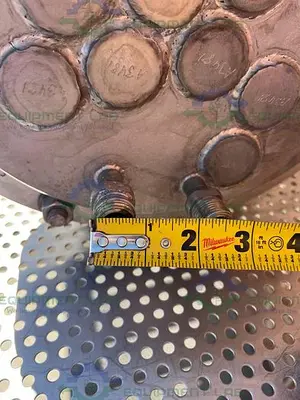 USED FINN-AQUA STAINLESS STEEL  HEAT EXCHANGER  13" X 37"