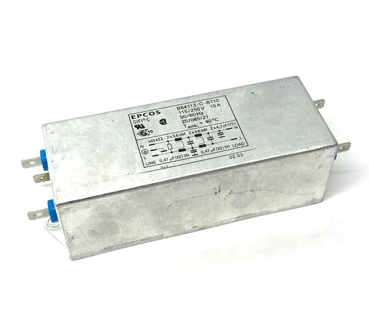 Used EPCOS SIFI-C POWER 2-LINE FILTER 10A 115/250V Misc Electrical & Power Parts Michigan US | Maverick Industrial Sales #1091434