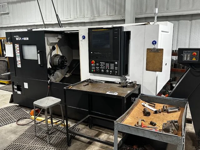 2022 Hyundai HD3100 CNC Lathe w/ Tailstock