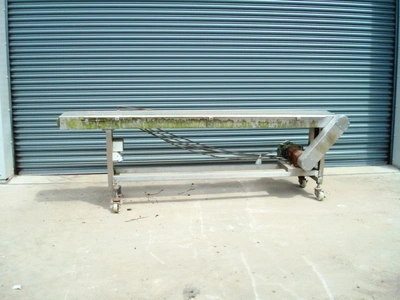 Flat Belt Conveyor 260Mm Wide X 2700Mm