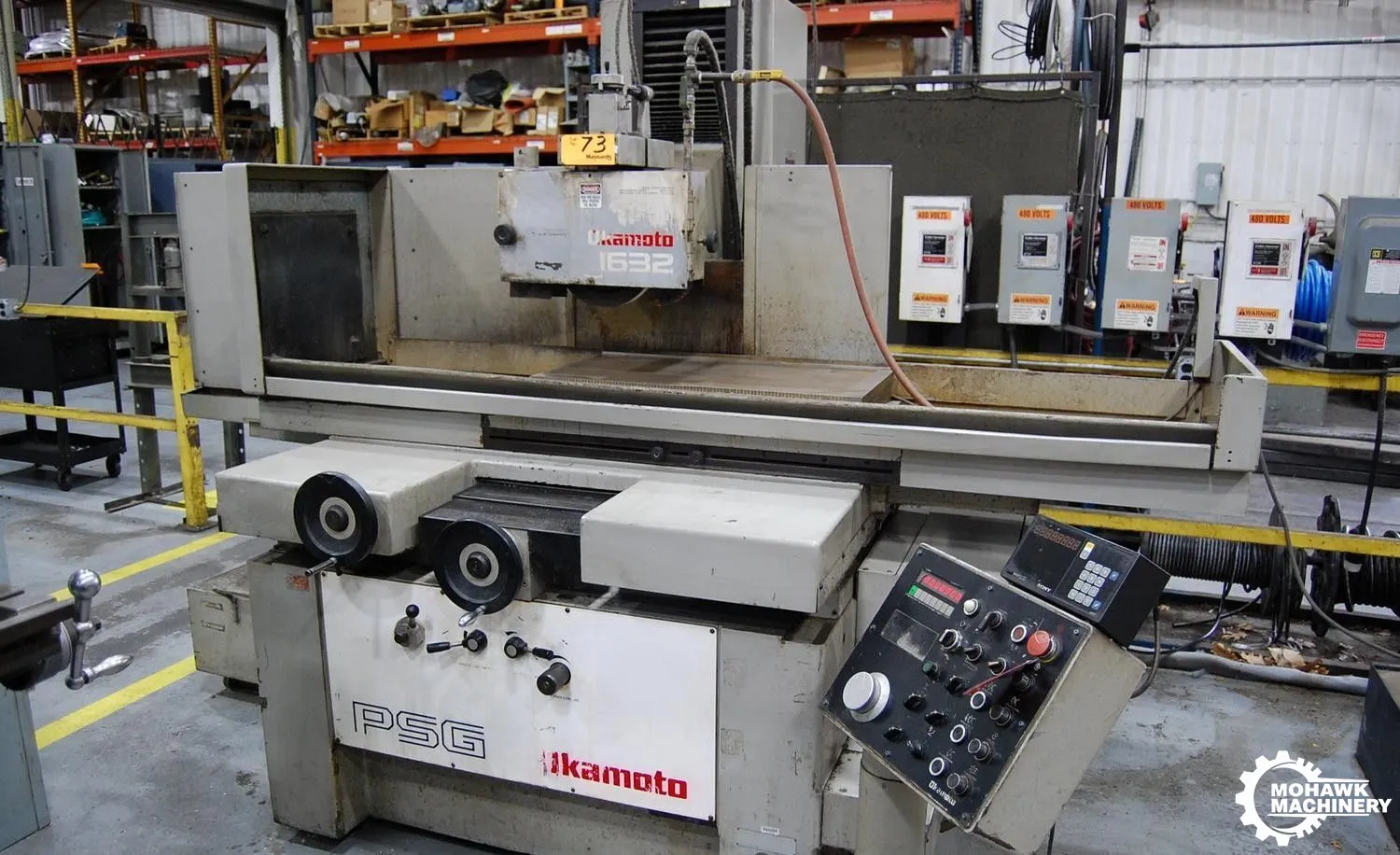 16" X 32" OKAMOTO “PSG-1632DX” FULLY-AUTOMATIC 3-AXIS HORIZONTAL-SPINDLE SURFACE GRINDER