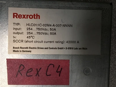 USED REXTROTH HLC01.1C-02M4-A-007-NNNN (3)-