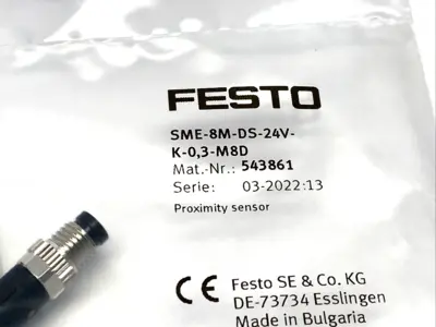 New | in-Stock Festo 543861 Proximity Sensors Michigan US | Maverick Industrial Sales #1389119
