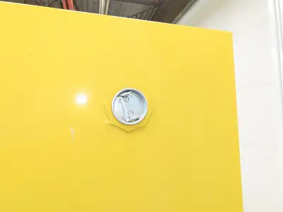 Justrite 25600 Flammable Safety Cabinet 60 Gallon Yellow Flammable Liquid