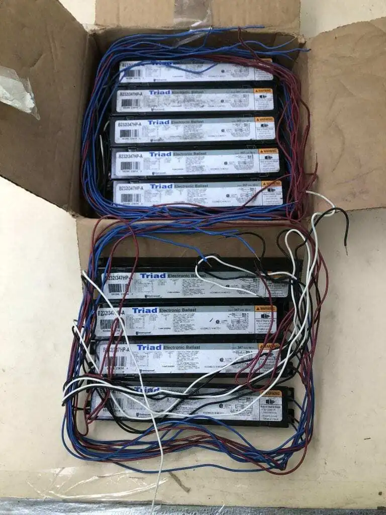Triad B232I347HP-A 2 Lamp T8, T8/U Electronic Ballast 347V -NIB of 9