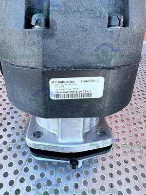 USED ITT PURE-FLO A216 DIAPHRAGM STAINLESS STEEL VALVE 2" W/ ASCO VALVE POSITIONER