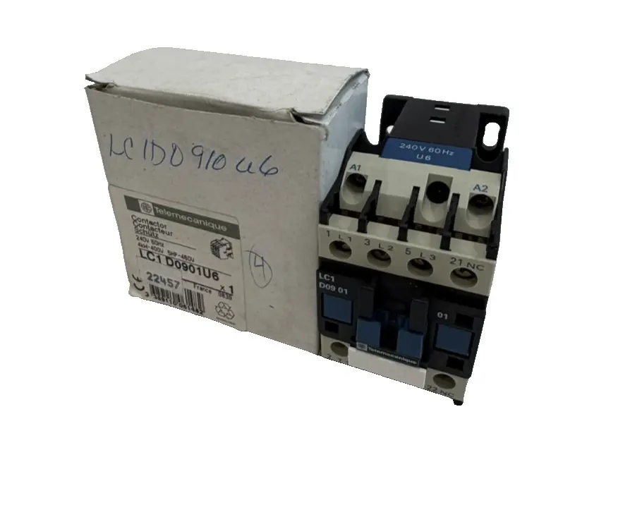 NEW TELEMECANIQUE LC1 D0910 U6 CONTACTOR 240V 60HZ LC1 D0910 U6