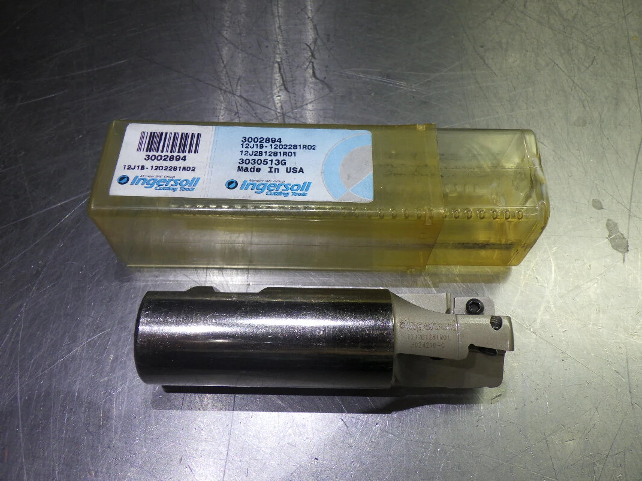 Ingersoll 1.25" 3 Flute Coolant Thru Endmill 12J1B-1202281R02 (LOC2047B)