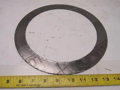 Durlon FGT316/G13S 8" X1/16" 150# Flat Ring ANSI Graphite Gasket Lot Of 12