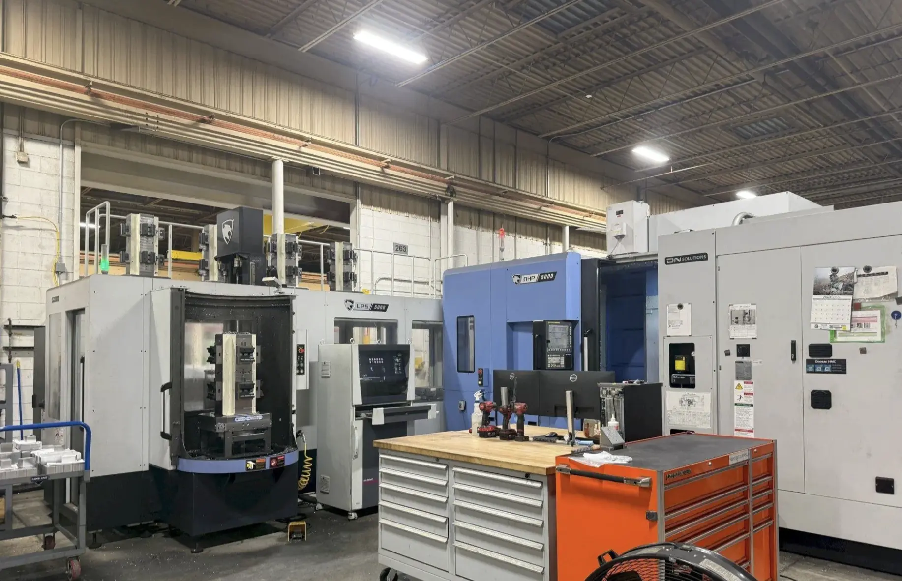 Used 2022 DN SOLUTIONS NHP 5000 Horizontal Machining Centers Ohio US | Toolquip, Inc. #1412118