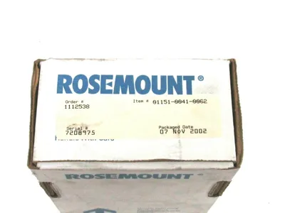 NEW ROSEMOUNT 01151-0041-0062 SENSOR MODULE 0115100410062