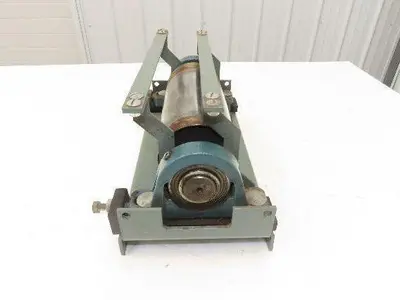 Hytrol 4"x 9" Crowned Tail Pulley for 18" Conveyor 15"BF 8" Belt Under Roller