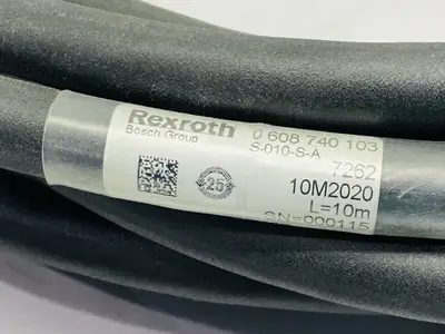 0608740103, 0 608 740 103 | Bosch Rexroth 0608740103 Motor Connecting Cable S-010-S-A 10 Meter - New Other