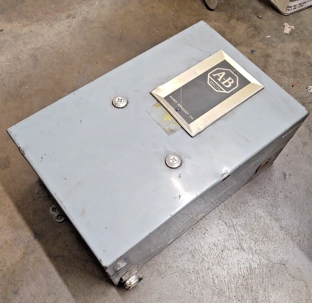 🔥ALLEN-BRADLEY Enclosed Box Size #3 Motor Contactor Starter 110V Coil 73A01