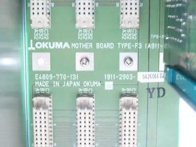 Okuma E7191-00U-001 PLC Chassis Unit Motherboard Power Supply E4809-045-229