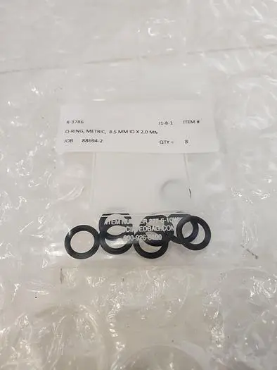 R-3786 O-RING, METRIC, 8.5mm X 2.0 mm