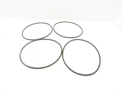 Viton 75 Duro Black O-Ring  1/4" x 9-1/2" ID x 10" OD  Lot of 4