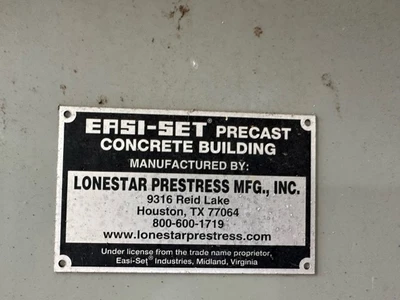 Easi-Set 8x12 Precast Concrete Building